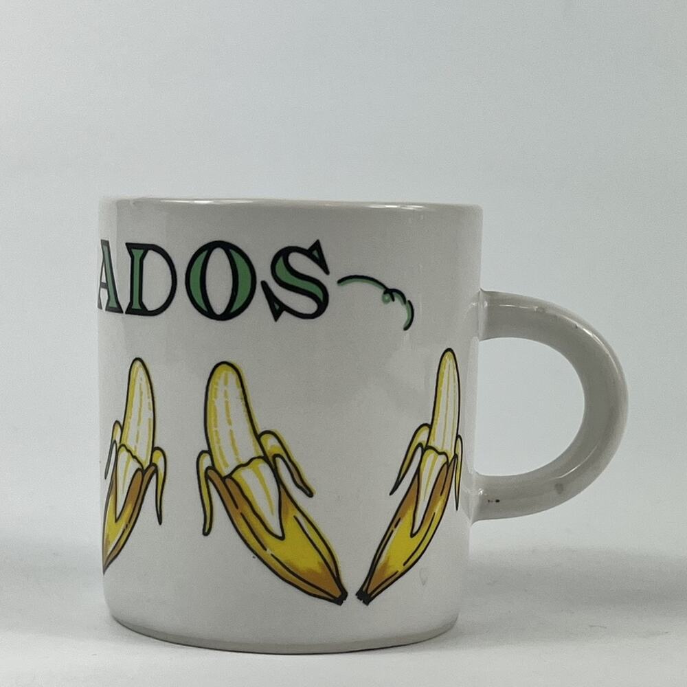 Barbados Miniature Novelty Mug Cup Travel Souvenir Vintage Mini Caribbean Sea